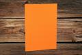 [16401221] Einzelkarte A4 210x297 mm Orange gerippt 220 g/qm